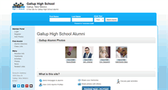 Desktop Screenshot of galluphighschool.org