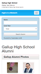 Mobile Screenshot of galluphighschool.org